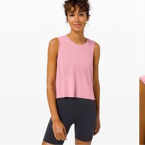 NWT Lululemon Train To Be Tank Pink Taupe